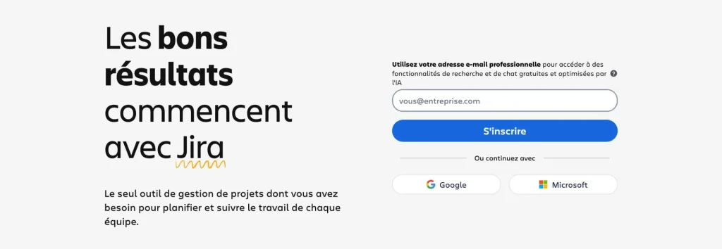 homepage de jira alternative à monday